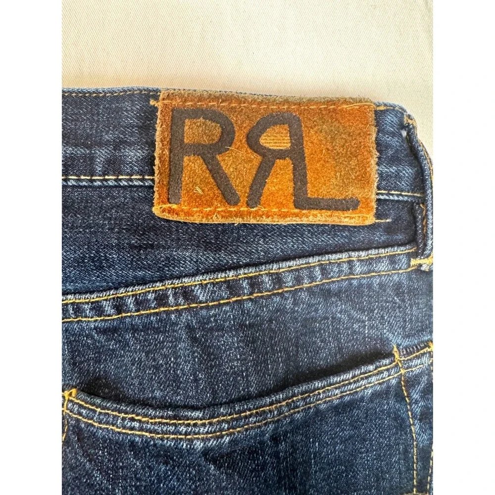 Vintage RRL Double RL Selvedge Jeans 34x32 Made USA Ralph Lauren Denim 90s Y2K
